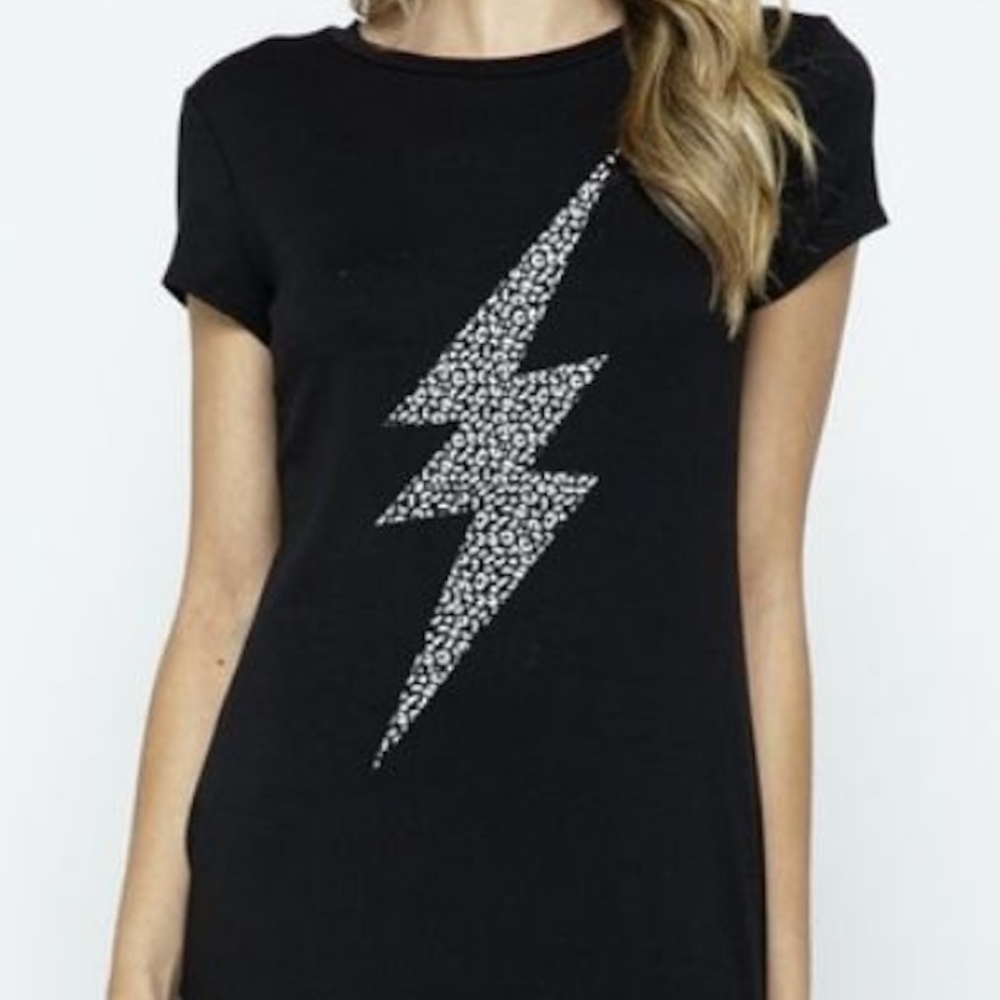 Lightning Bolt T-Shirt Dress